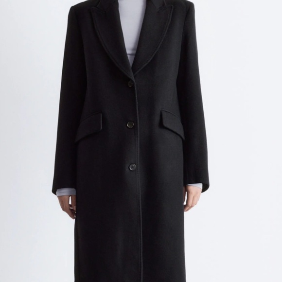 FLEURETTE Jackets & Blazers - Loro piana wool Elegant Black Trench Coat size 16W